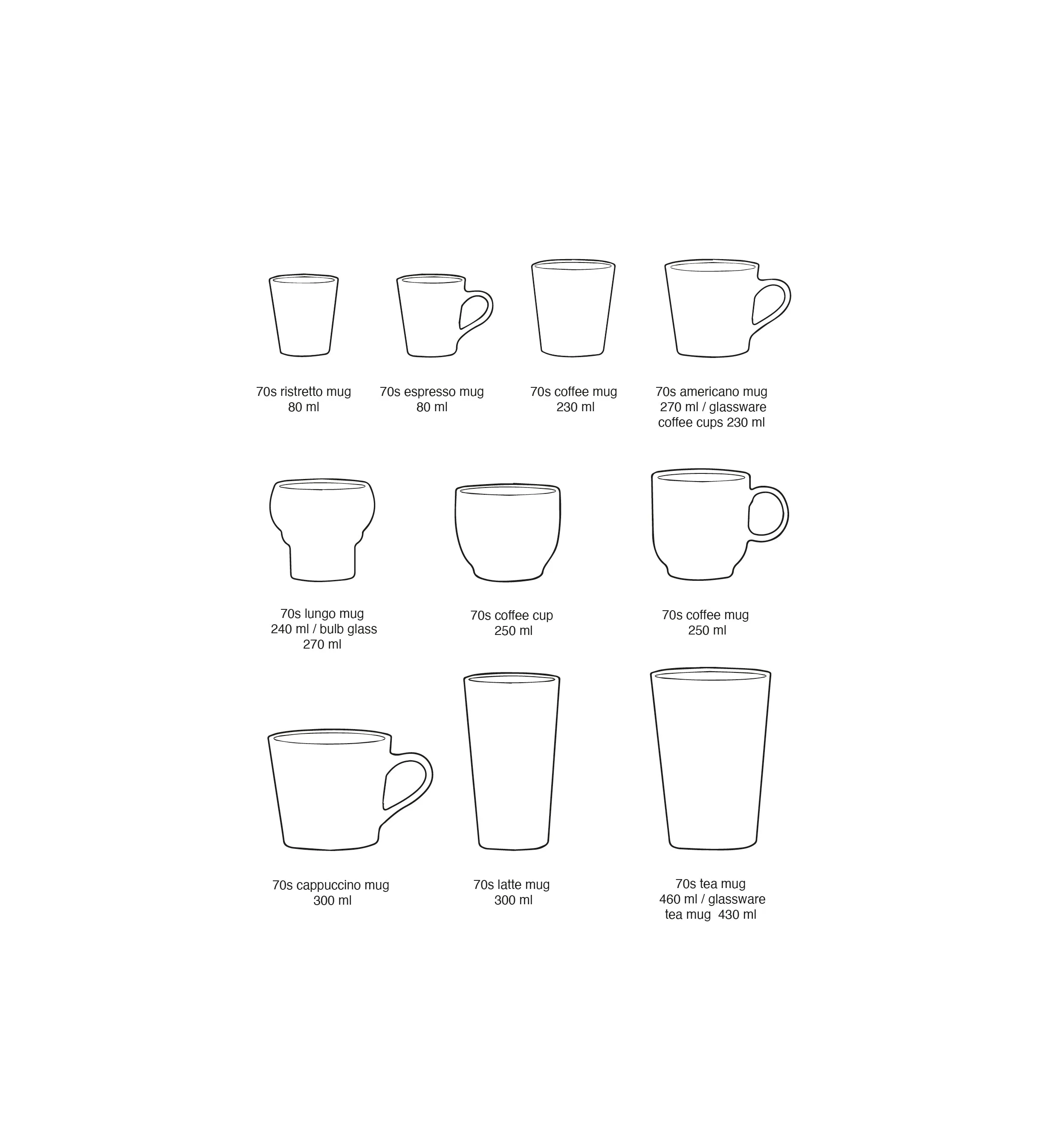 70s Ceramics: Coffee Cup Arabica