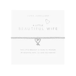 A Little 'Beautiful Wife' Bracelet | Silver Plated