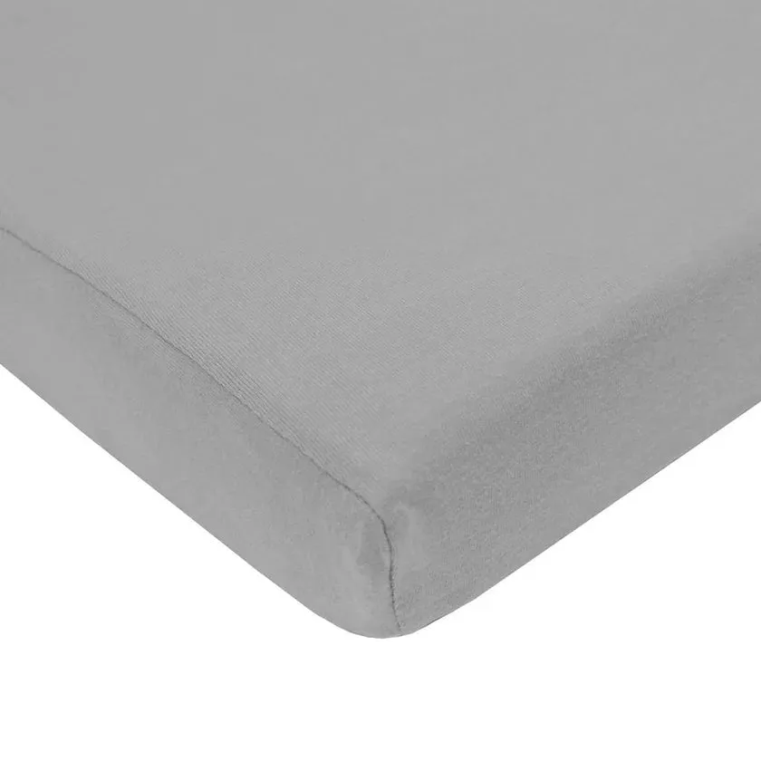 American Baby Co. Grey Mini Crib/Portacrib Knit Sheet