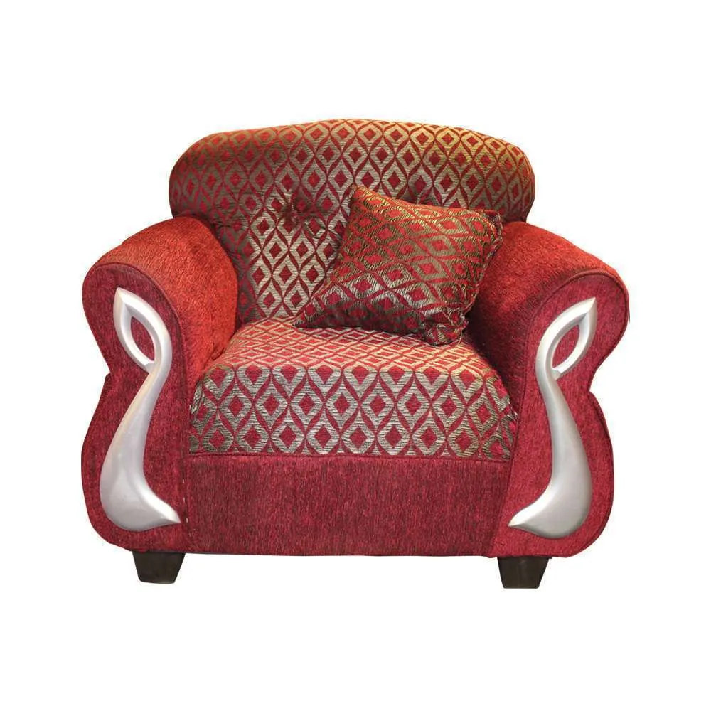 Amie 3 2 1 Fabric Sofa Set Cushions Assorted Colors