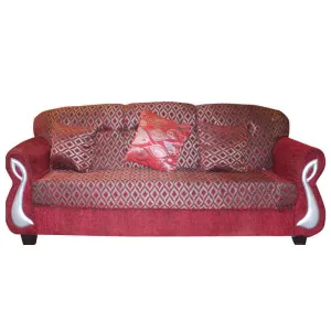 Amie 3 2 1 Fabric Sofa Set Cushions Assorted Colors