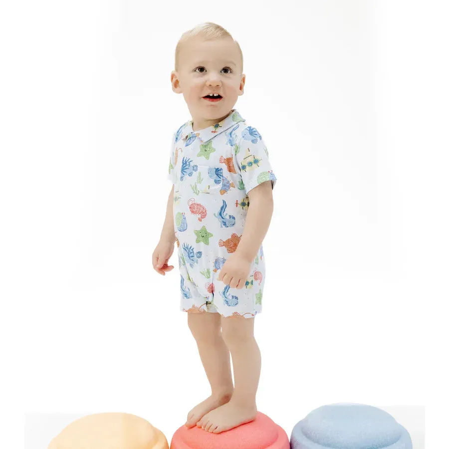 Angel Dear Cute Ocean Creatures Polo Shortie