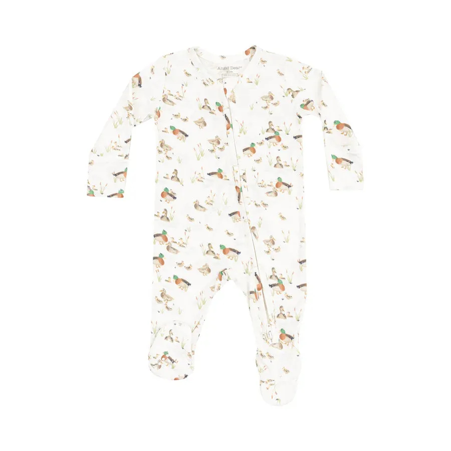 Angel Dear Duckling Families Zip Footie