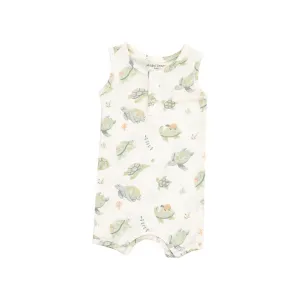 Angel Dear Sea Turtles Sleeveless Shortie Romper
