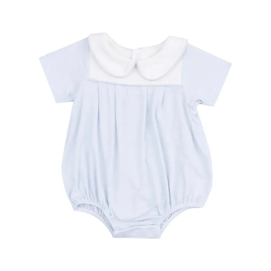 Angel Dear Stripe Classic Blue Pleat Bubble