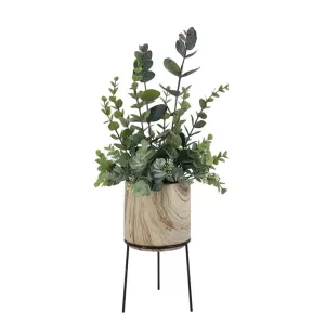 Artificial Greenery Plant in Pot & Stand