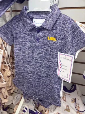 Atlanta Hosiery LSU Spacedye Golf Creeper