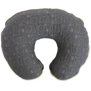 Boppy Luxe Pillow | Charcoal Quilted Elephant