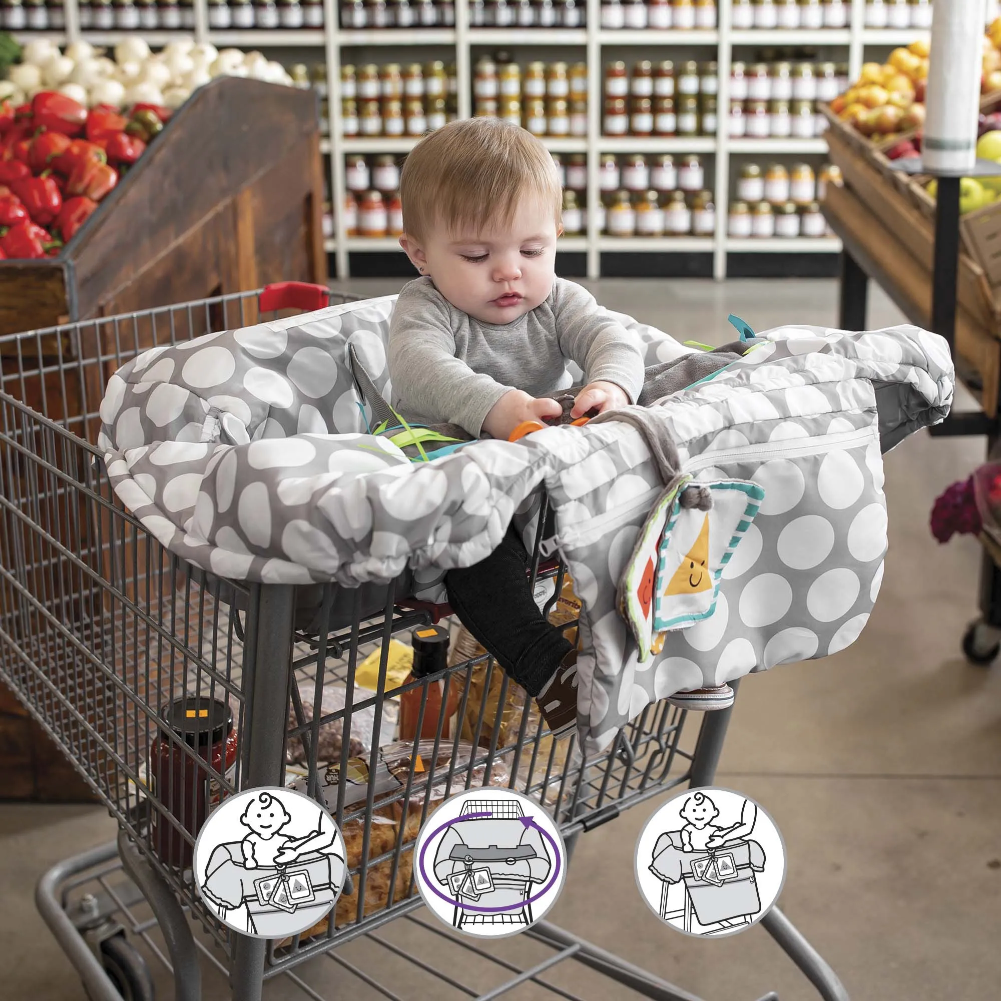 Boppy Shopping Cart & High Chair Cover