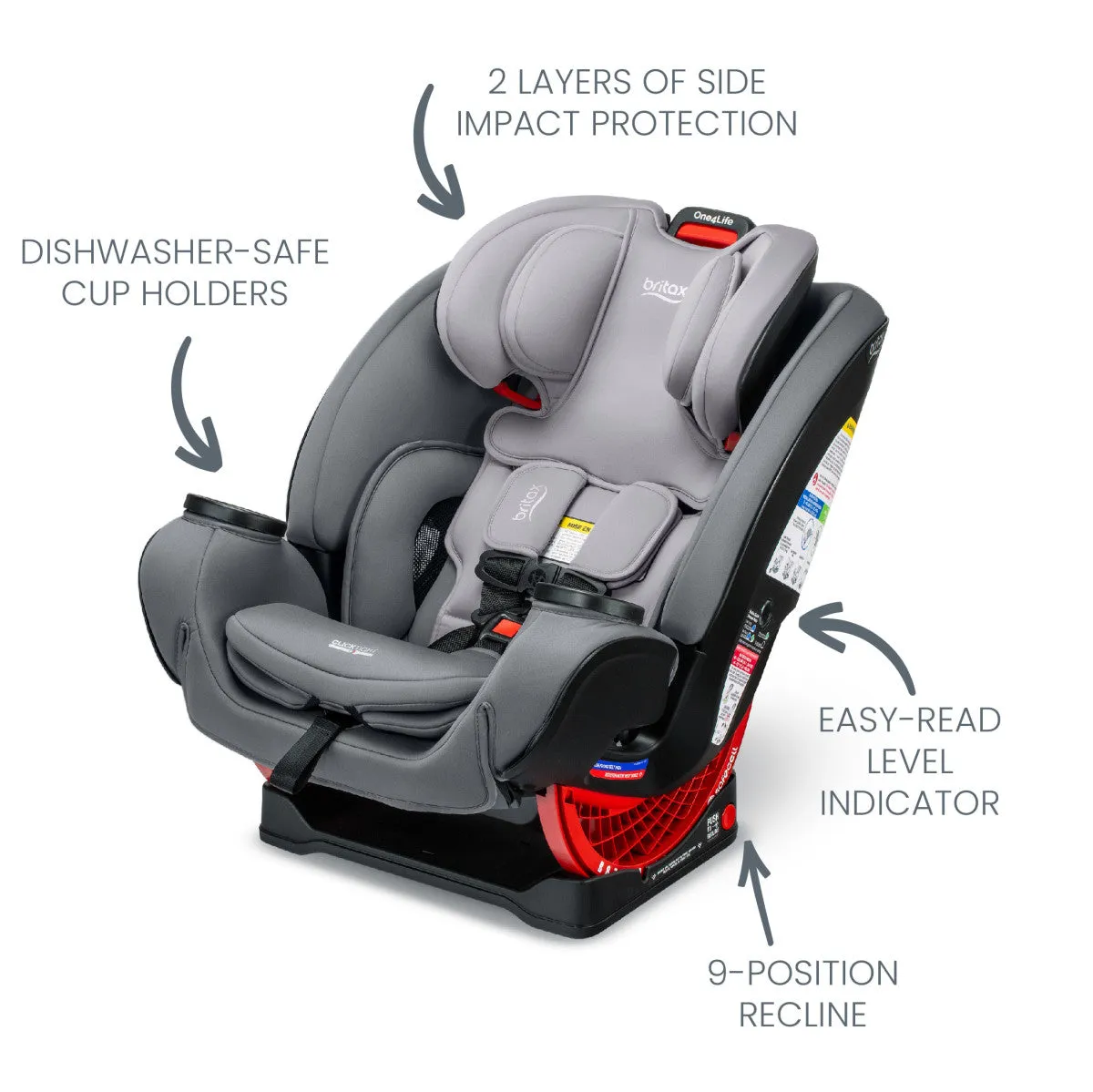 Britax One4Life Car Seat - Cool Flow Carbon