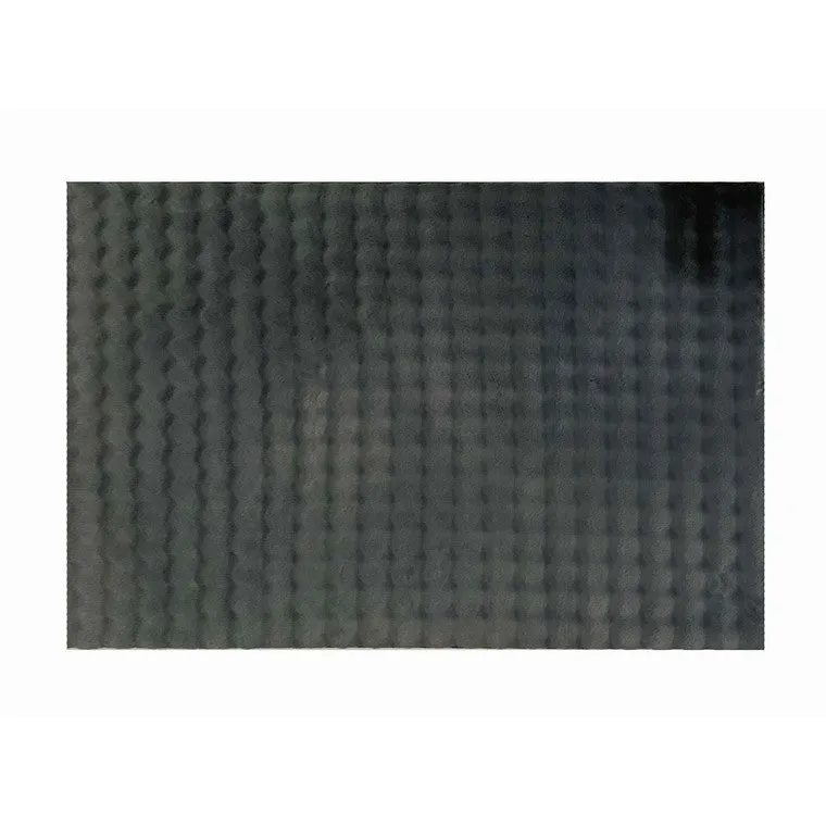 Bubble Fur Rug, Charcoal, 200 x 140cm