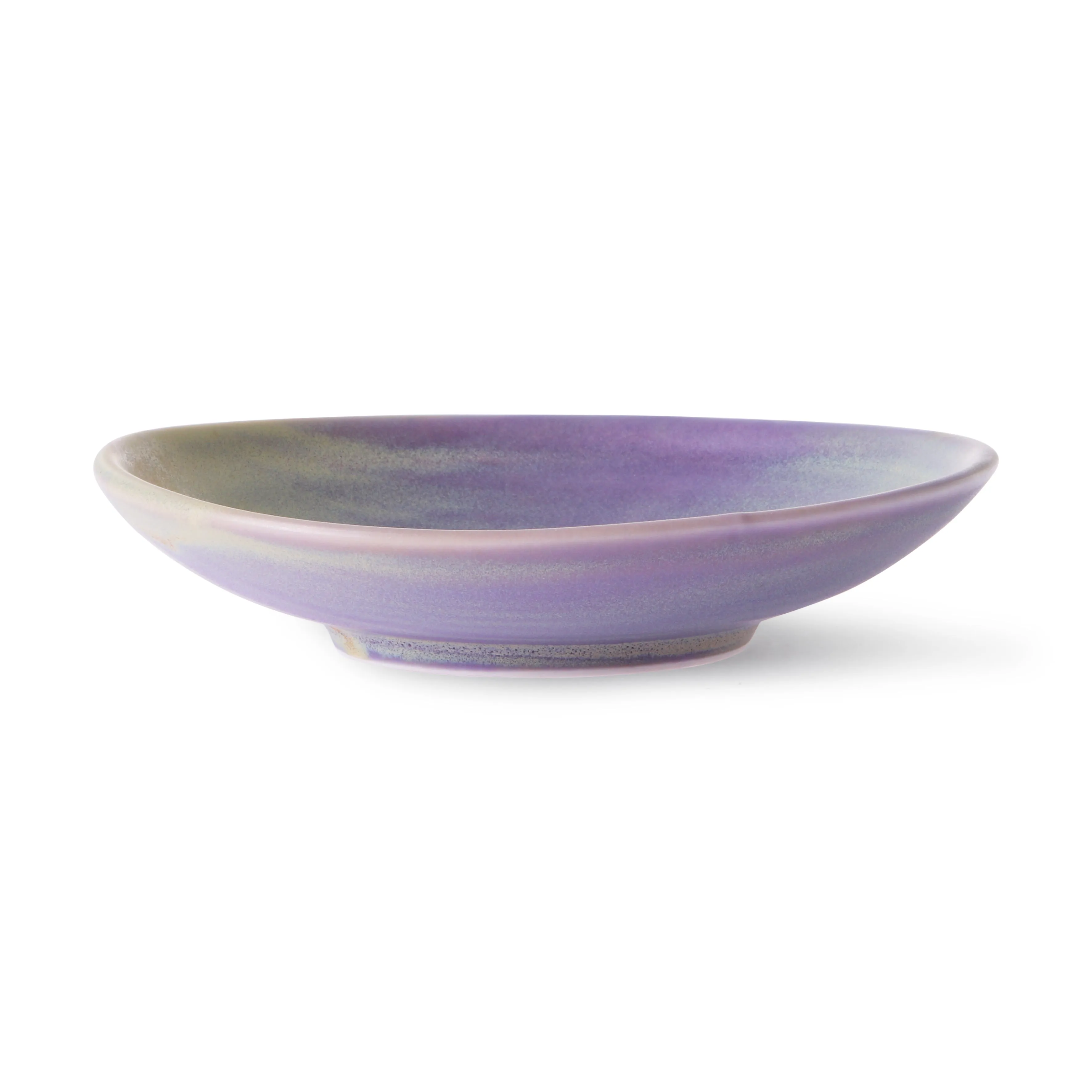 Chef Ceramics: Flat Bowl Purple/Green