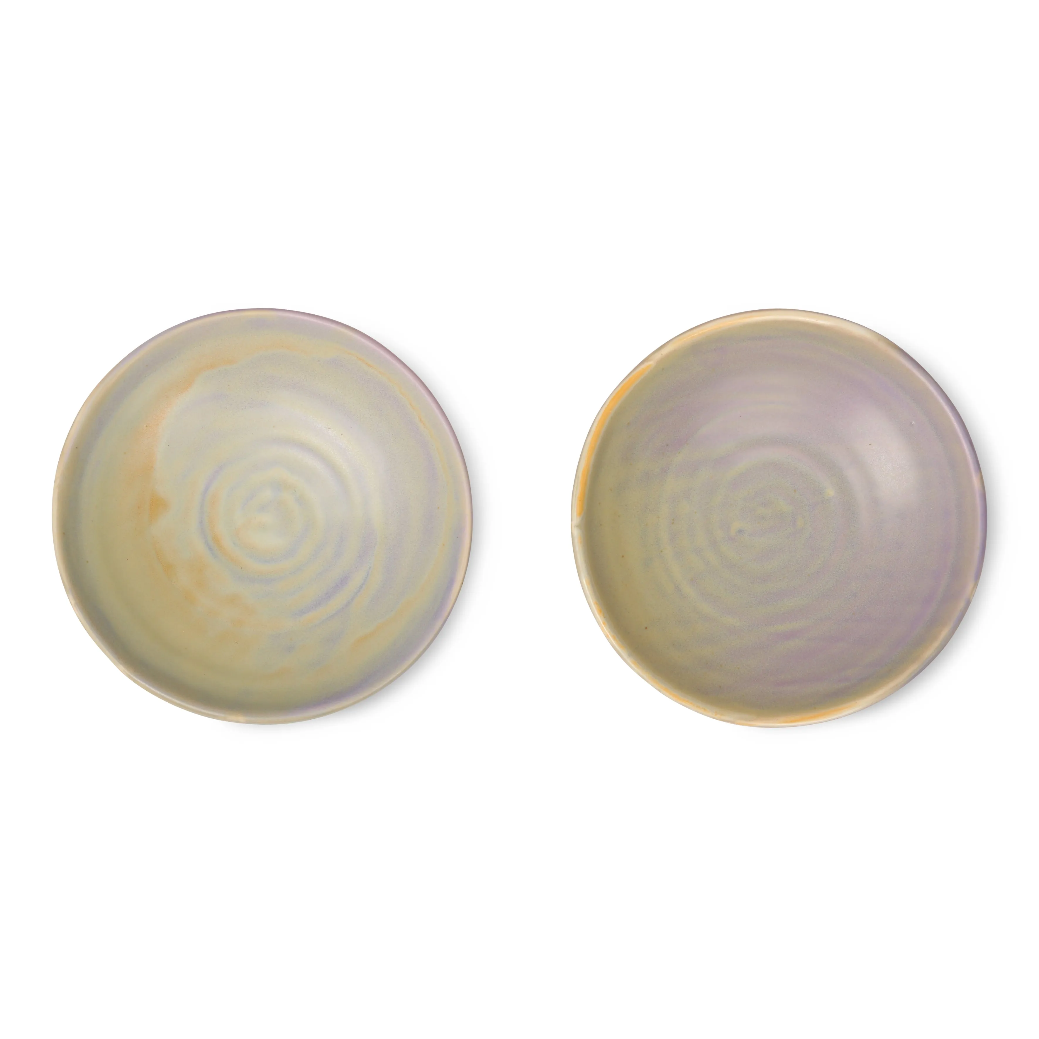 Chef Ceramics: Flat Bowl Purple/Green