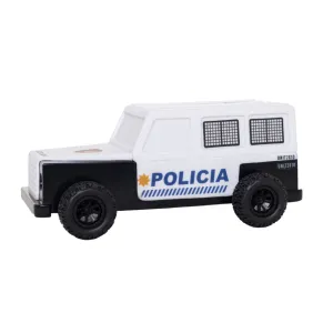 Colour Changing Night Light | Black & White Police Car with Stickers | Medium