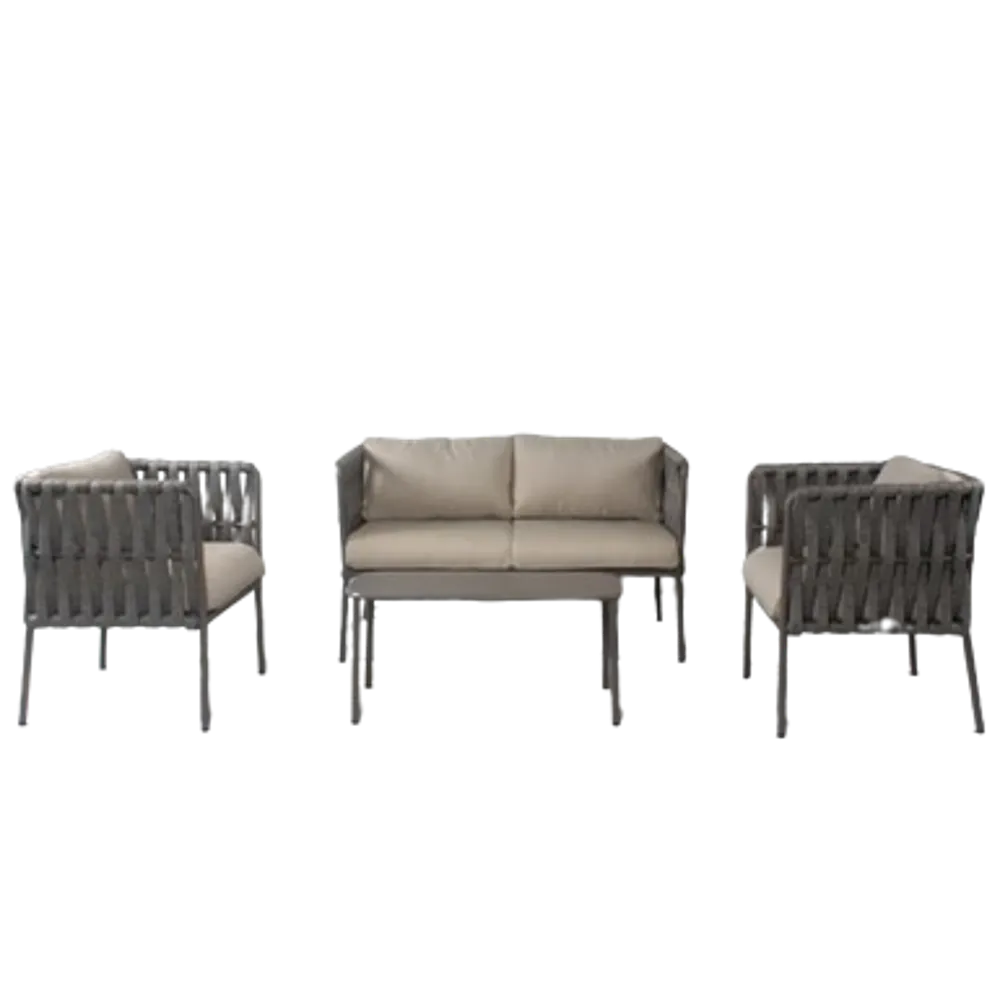 Compton 2 1 1 Outdoor Sofa Set with Coffee Table #CF2168
