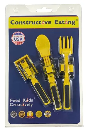 Constructive Eating 3 Piece Construction Feeding Set