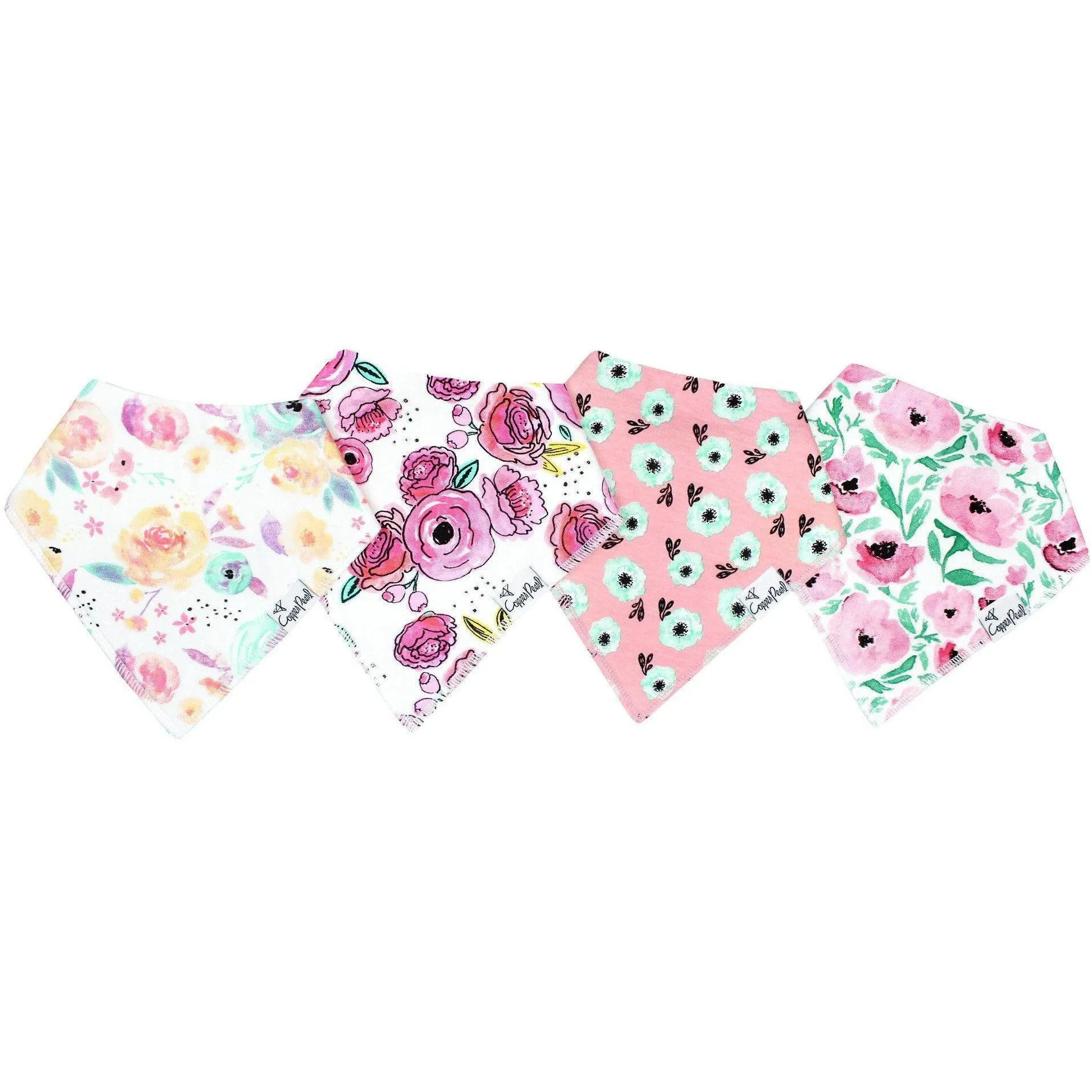 Copper Pearl Baby Bandana Bibs | Bloom