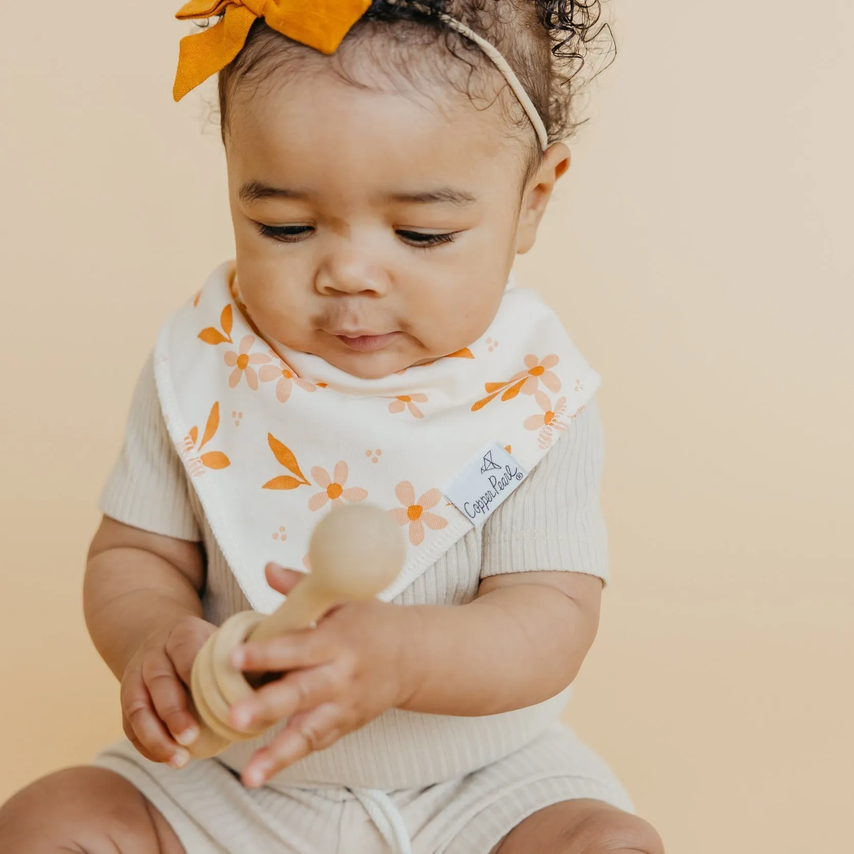 Copper Pearl Baby Bandana Bibs | Rue