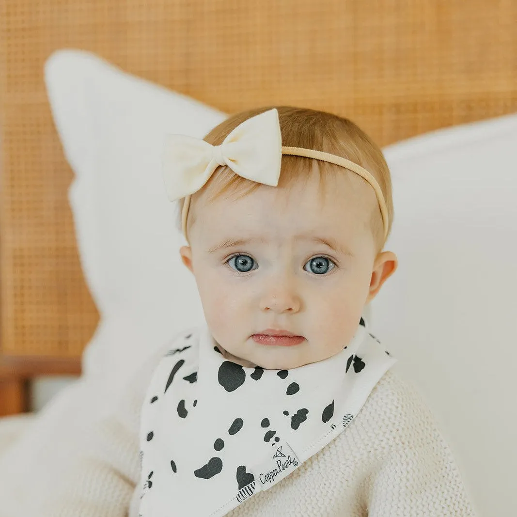 Copper Pearl Baby Bandana Bibs | Rufus