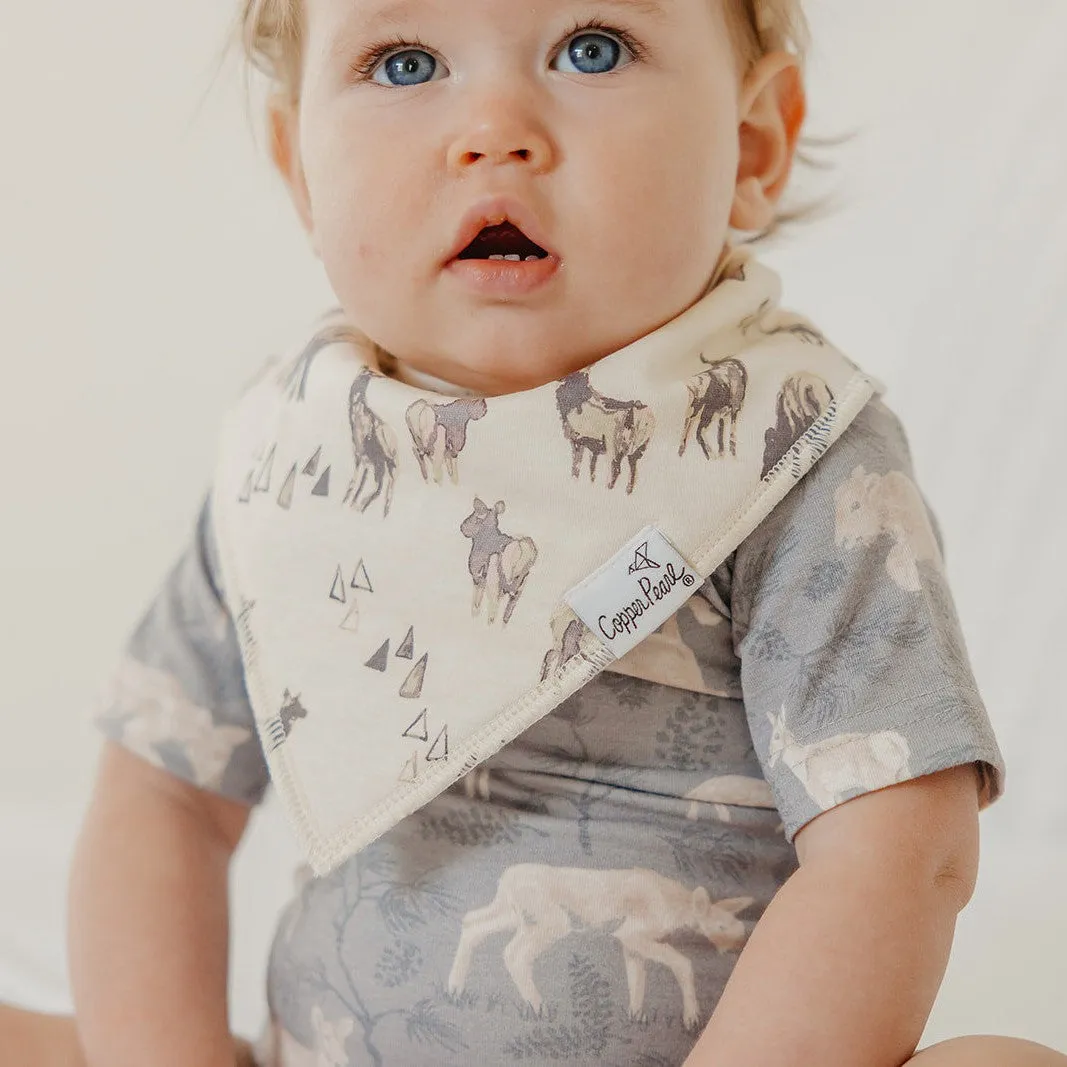 Copper Pearl Baby Bandana Bibs | Timber