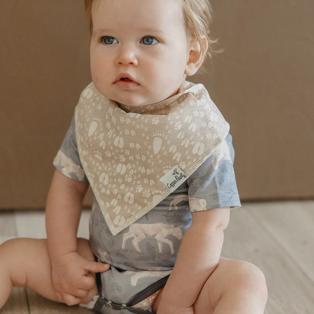 Copper Pearl Baby Bandana Bibs | Timber