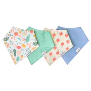 Copper Pearl Baby Bandana Bibs | Veggies