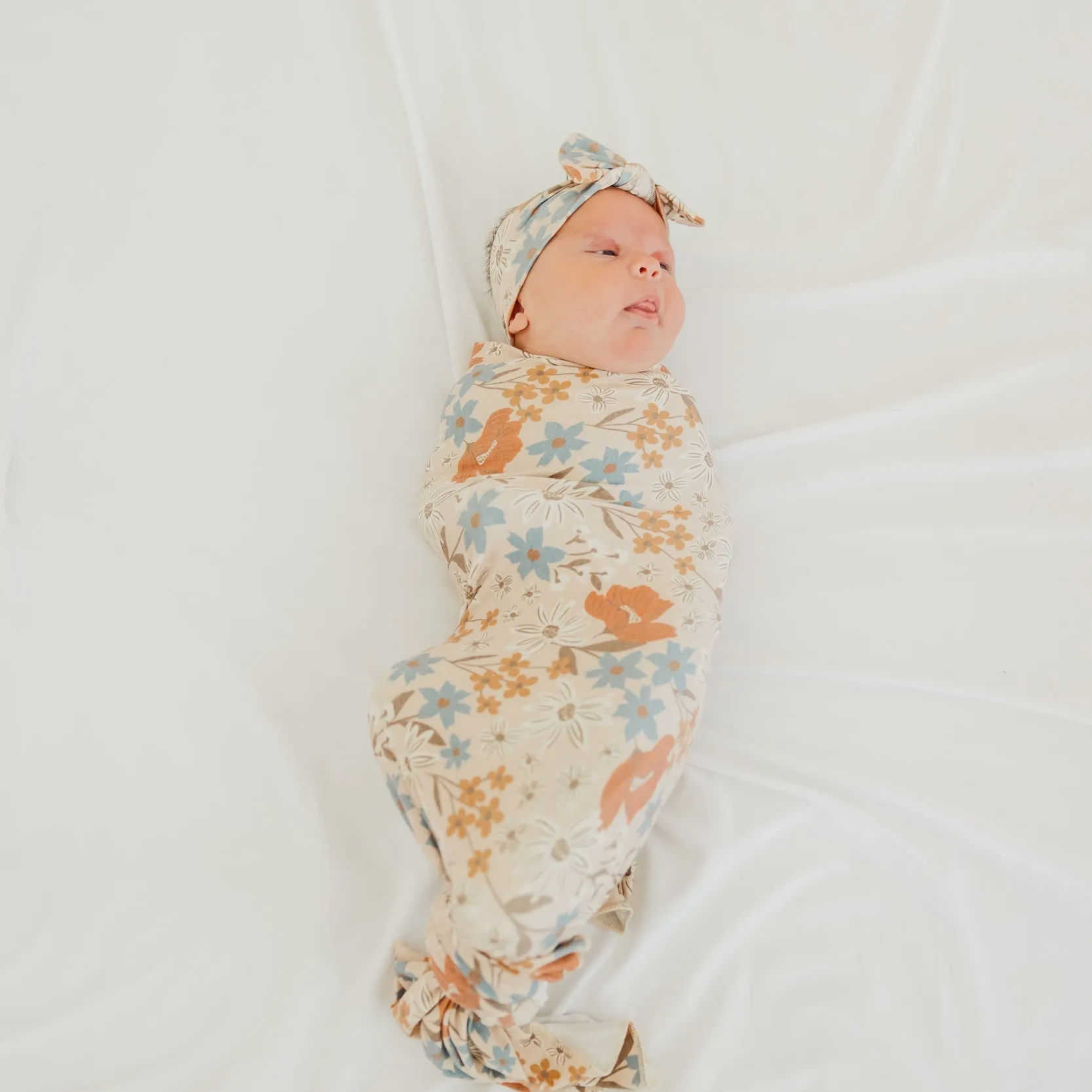 Copper Pearl Knit Swaddle Blanket | Eden
