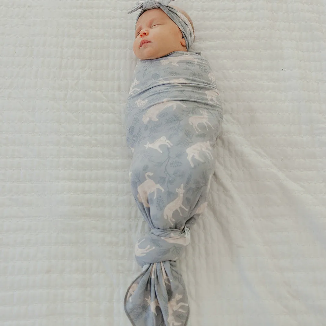 Copper Pearl Knit Swaddle Blanket | Timber