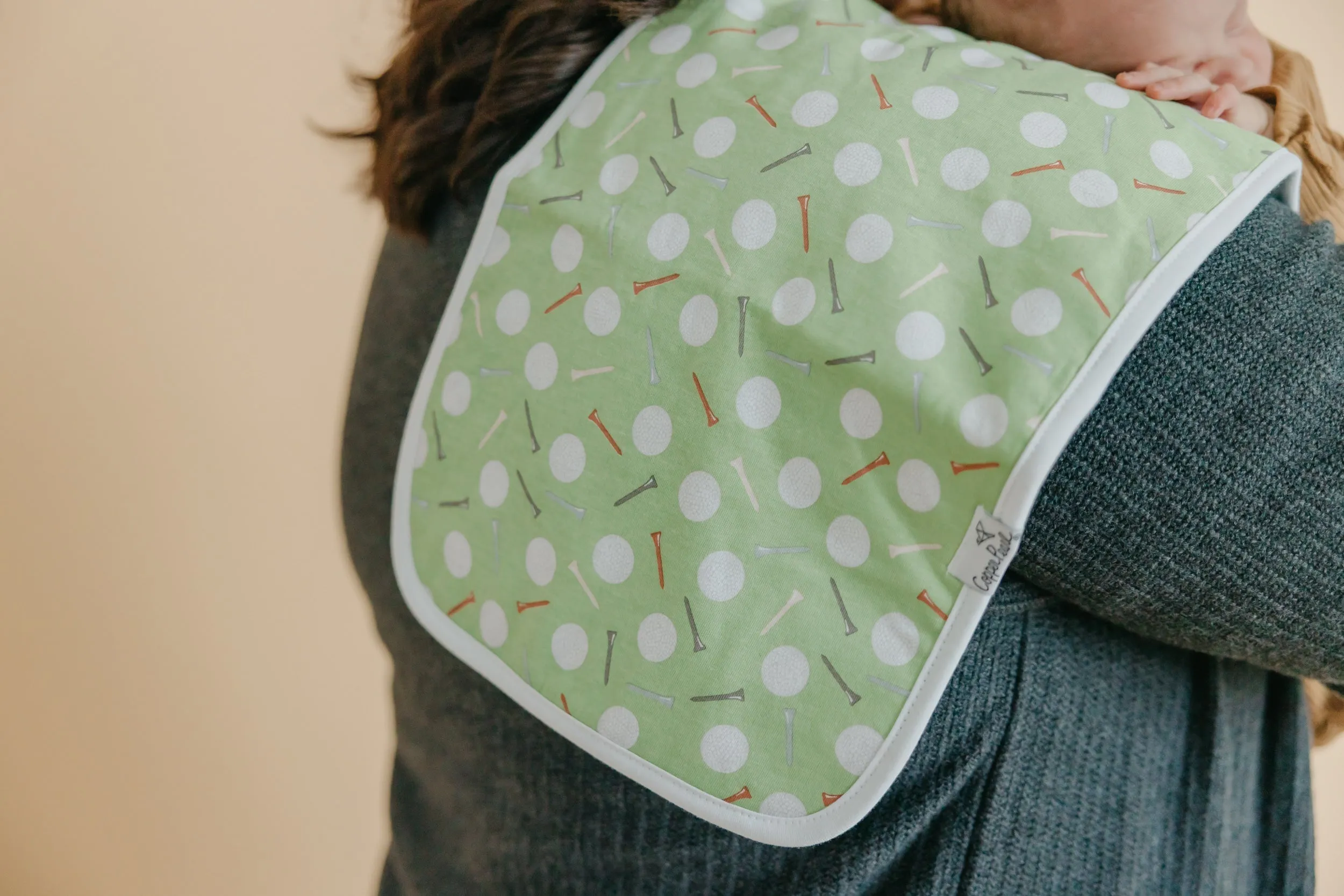 Copper Pearl Premium Burp Cloths | Bogey