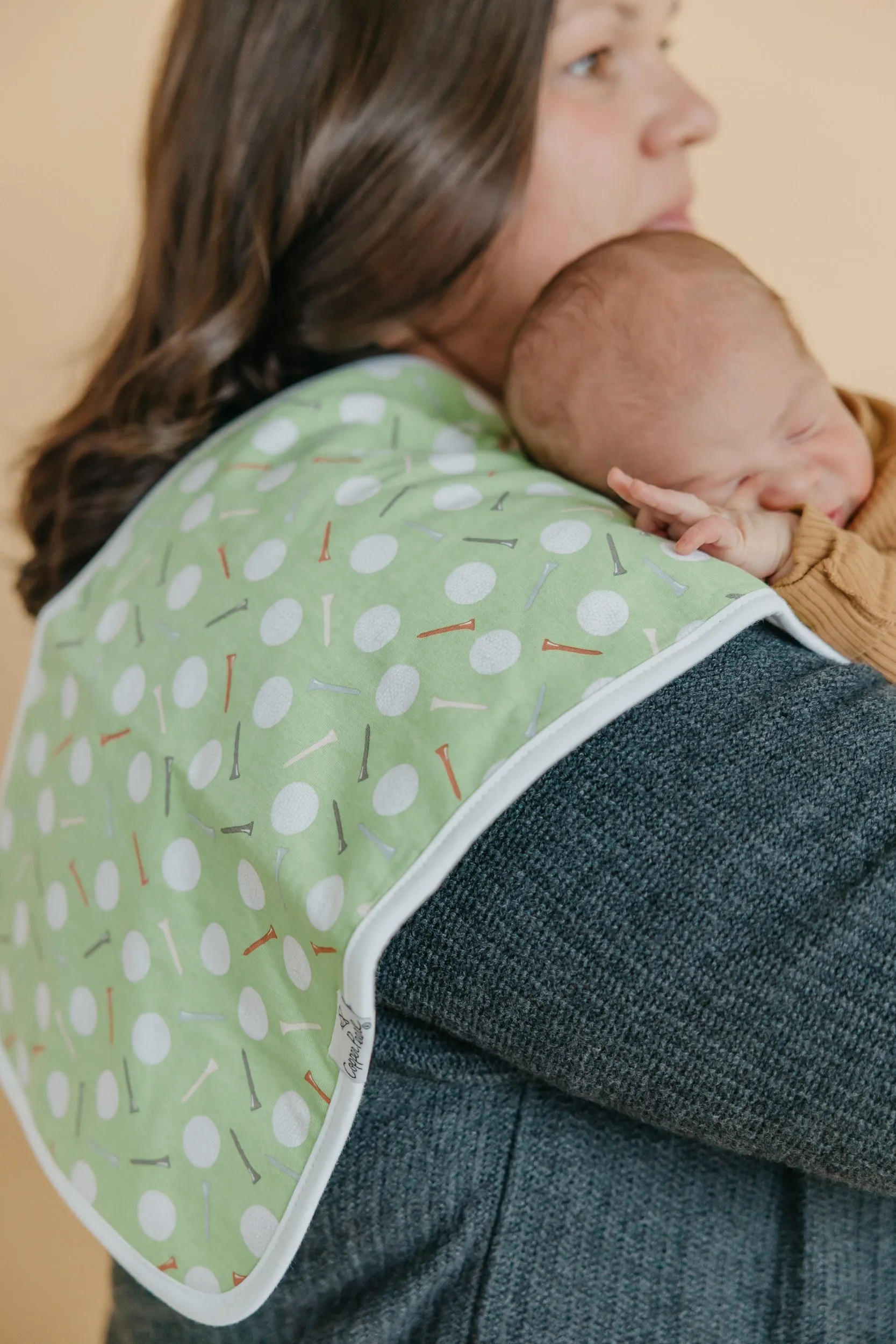 Copper Pearl Premium Burp Cloths | Bogey