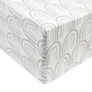 Copper Pearl Premium Knit Fitted Crib Sheet | Bliss