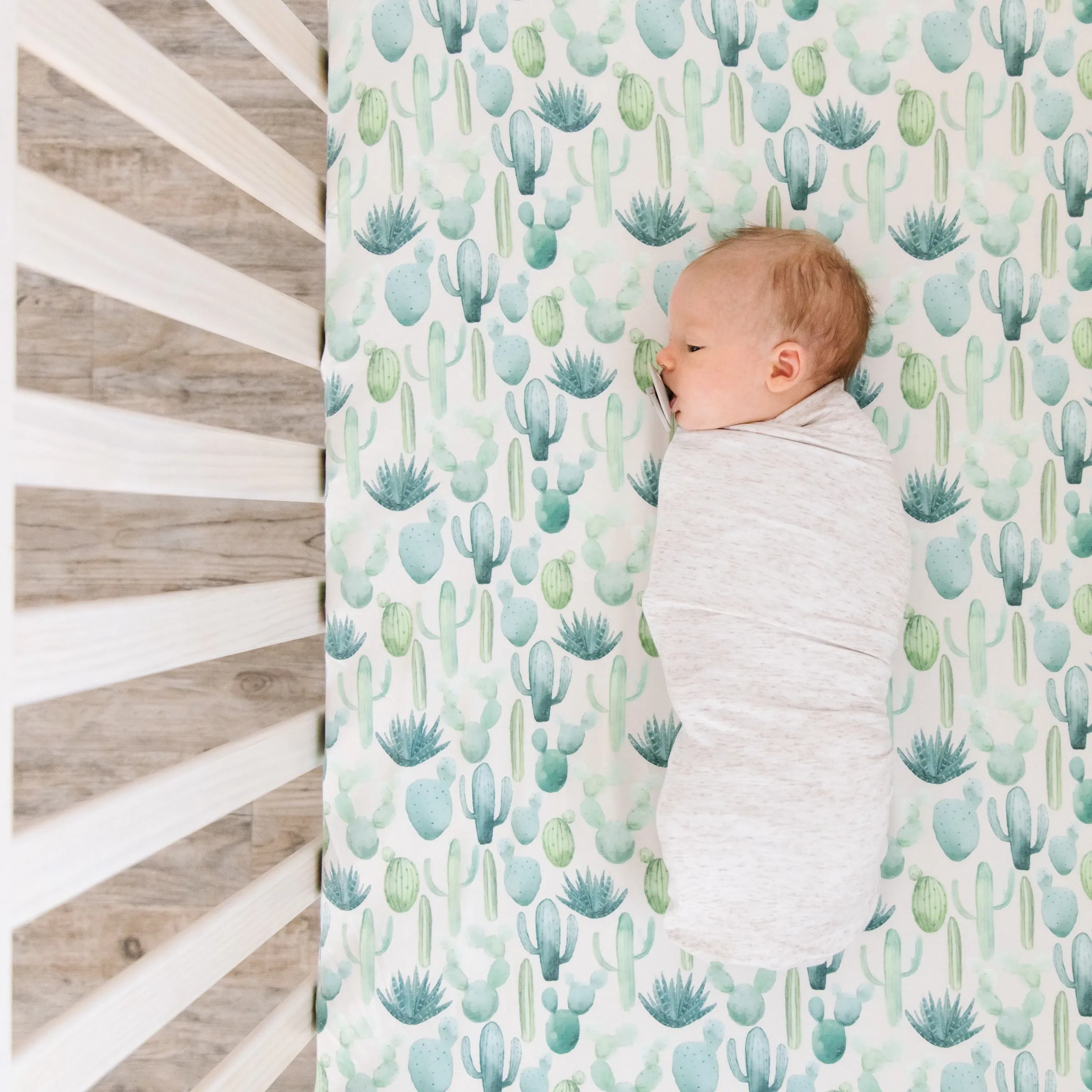Copper Pearl Premium Knit Fitted Crib Sheet | Desert