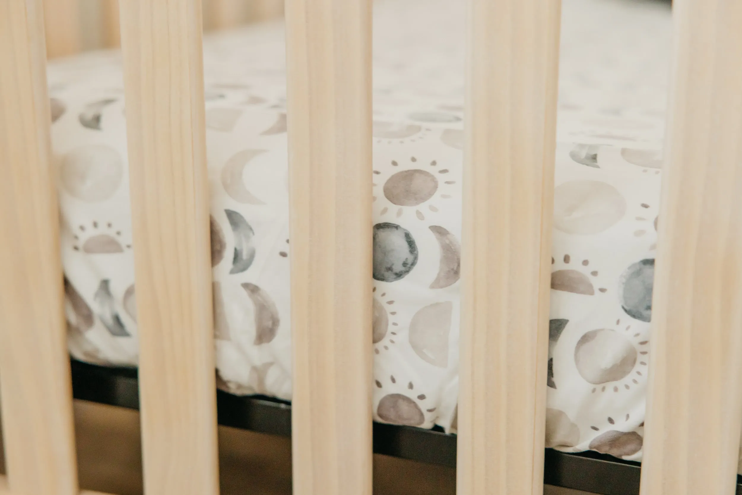 Copper Pearl Premium Knit Fitted Crib Sheet | Eclipse