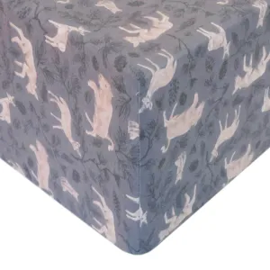 Copper Pearl Premium Knit Fitted Crib Sheet | Timber