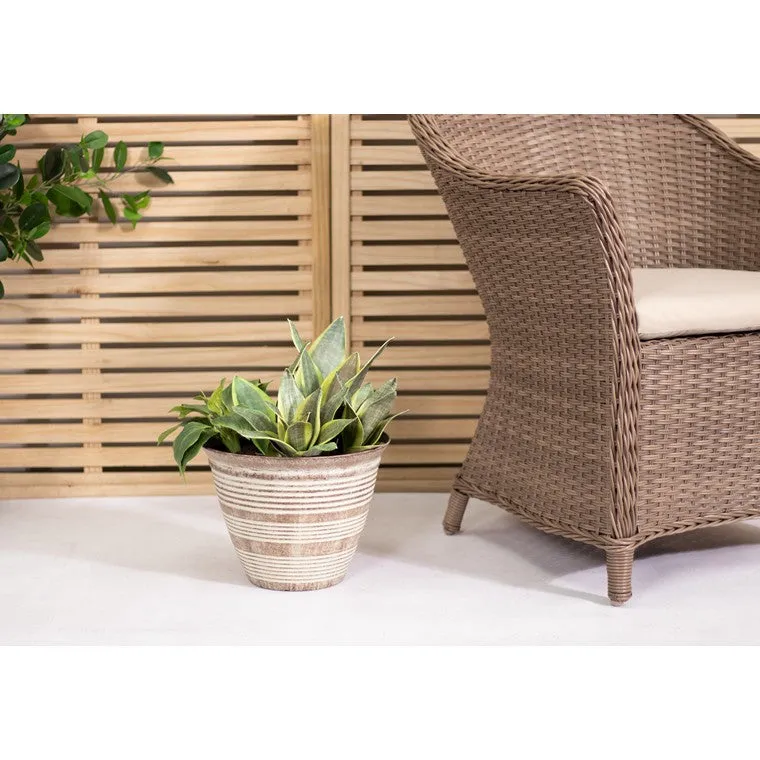 Corina Planter, Tan, 30x23cm