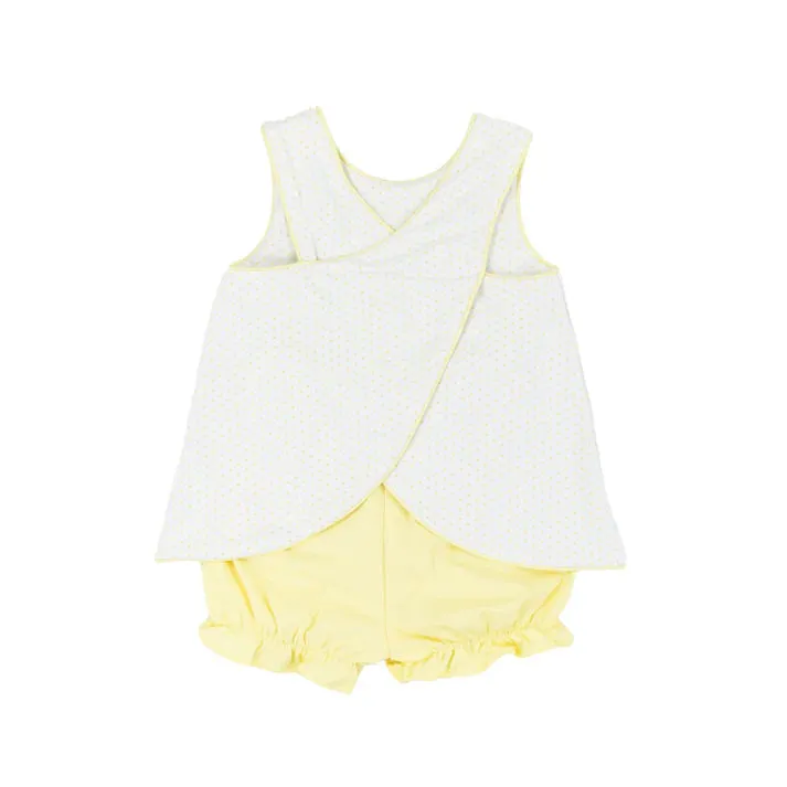 Cypress Row Classic Yellow Dot Swing Back Set