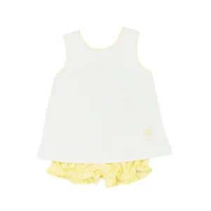 Cypress Row Classic Yellow Dot Swing Back Set
