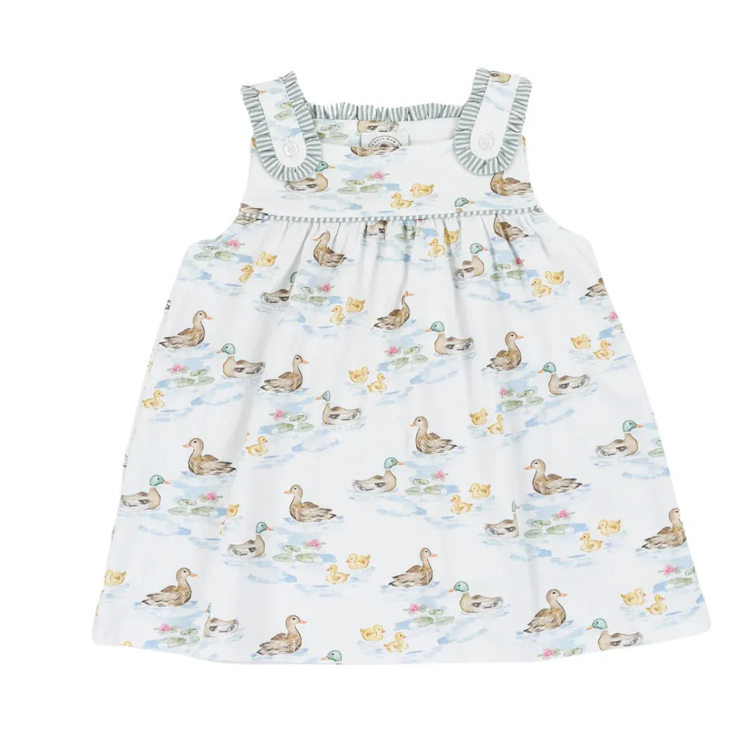 Cypress Row Darling Ducks Girls Dress