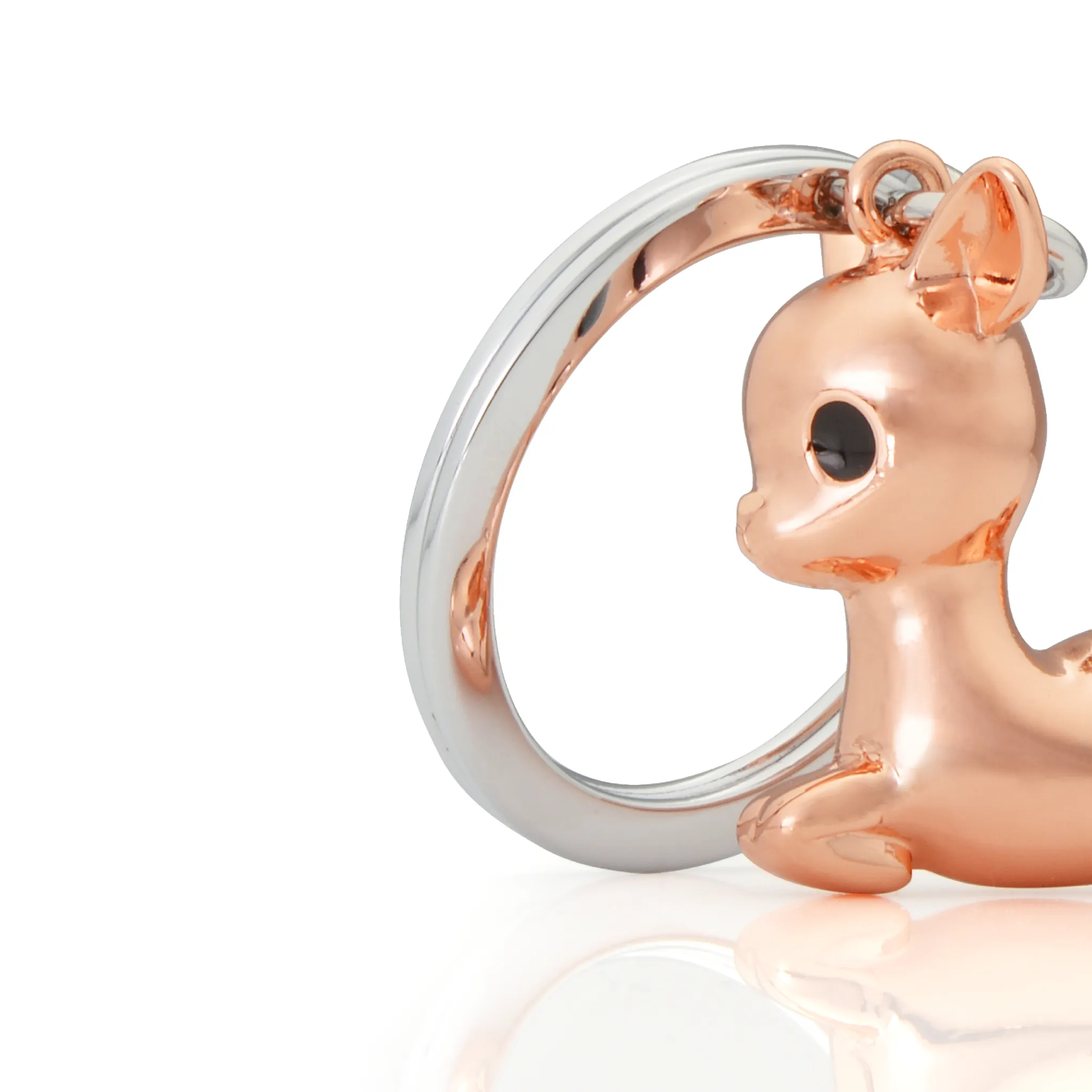 Deer Keyring | Rose Gold