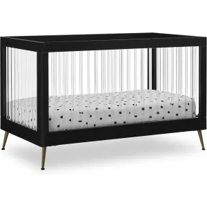 Delta Children Sloane 4-in-1 Acrylic Convertible Crib   Conversion Rails