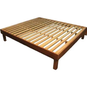 Diamex Queen Bed Base Mahogany