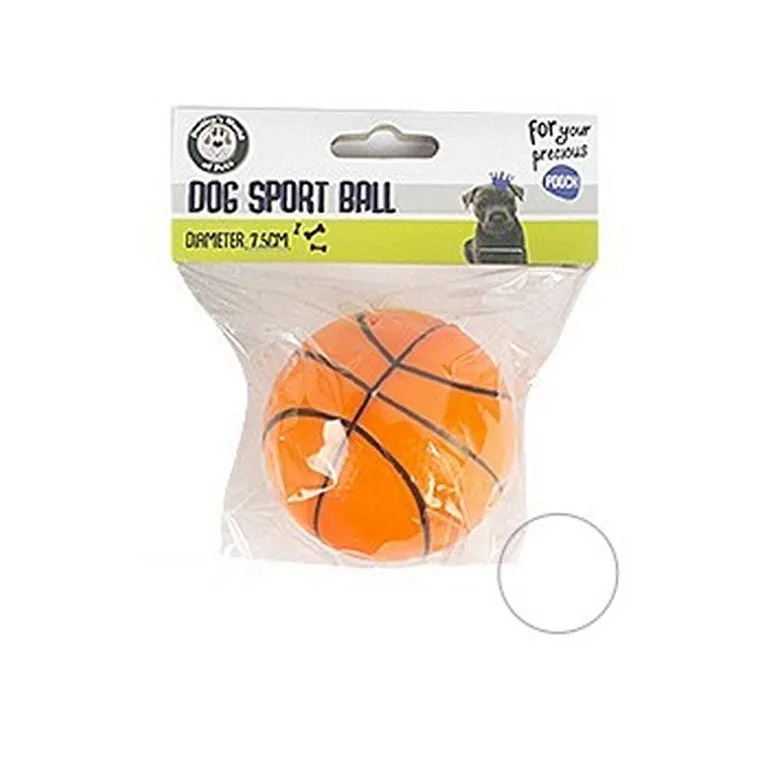 Dog Sports Ball, 7.5cm, 3 Asstd Designs