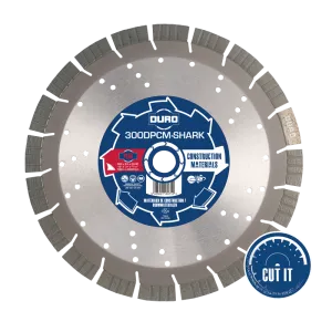 Duro Plus DPCM-SHARK Construction Materials Blade with Shark Segments