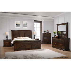 Emmer Bedroom Set - King Bed/Bedside/Dresser/Chest Drawer