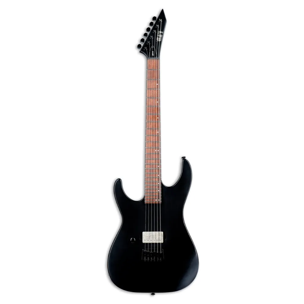 ESP LTD M-201 HT Left-Handed Electric Guitar - Black Satin