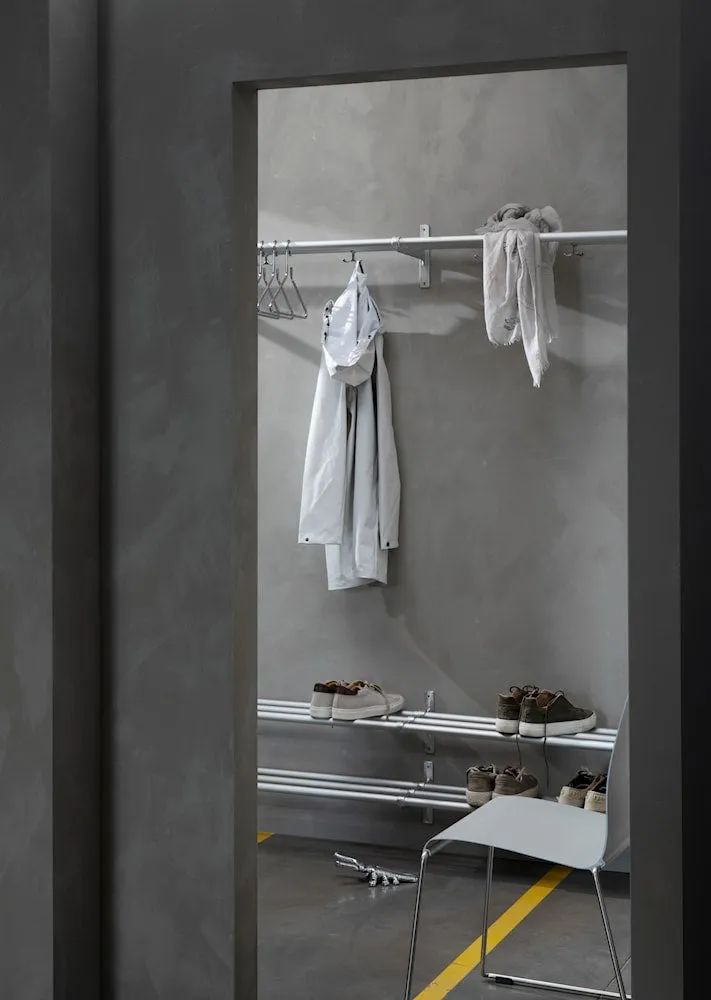 Essem Design Nostalgi Hat Shelf/Shoe Rack, Aluminium