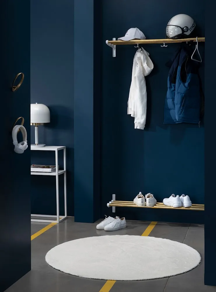 Essem Design Nostalgi Hat Shelf/Shoe Rack, Aluminium