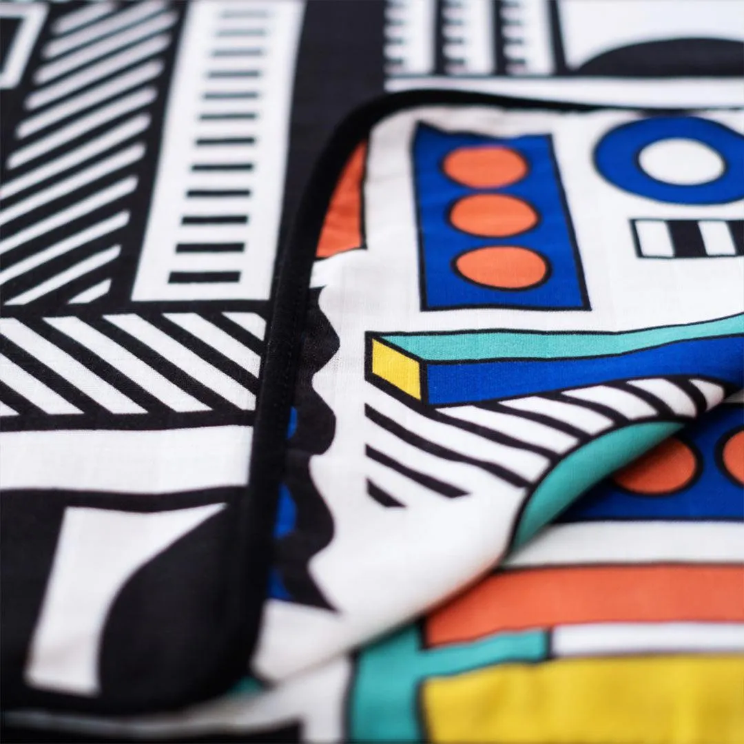 Etta Loves Muslin Blanket - Camille Walala