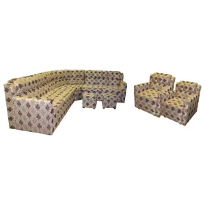 Fauna Kula Fabric Corner Lounge 8pc