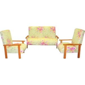 Fauna Mynah 3 1 1 Fabric Sofa Set Assorted Colors